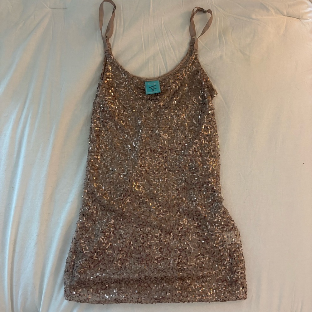 HIP gold sequin tank top